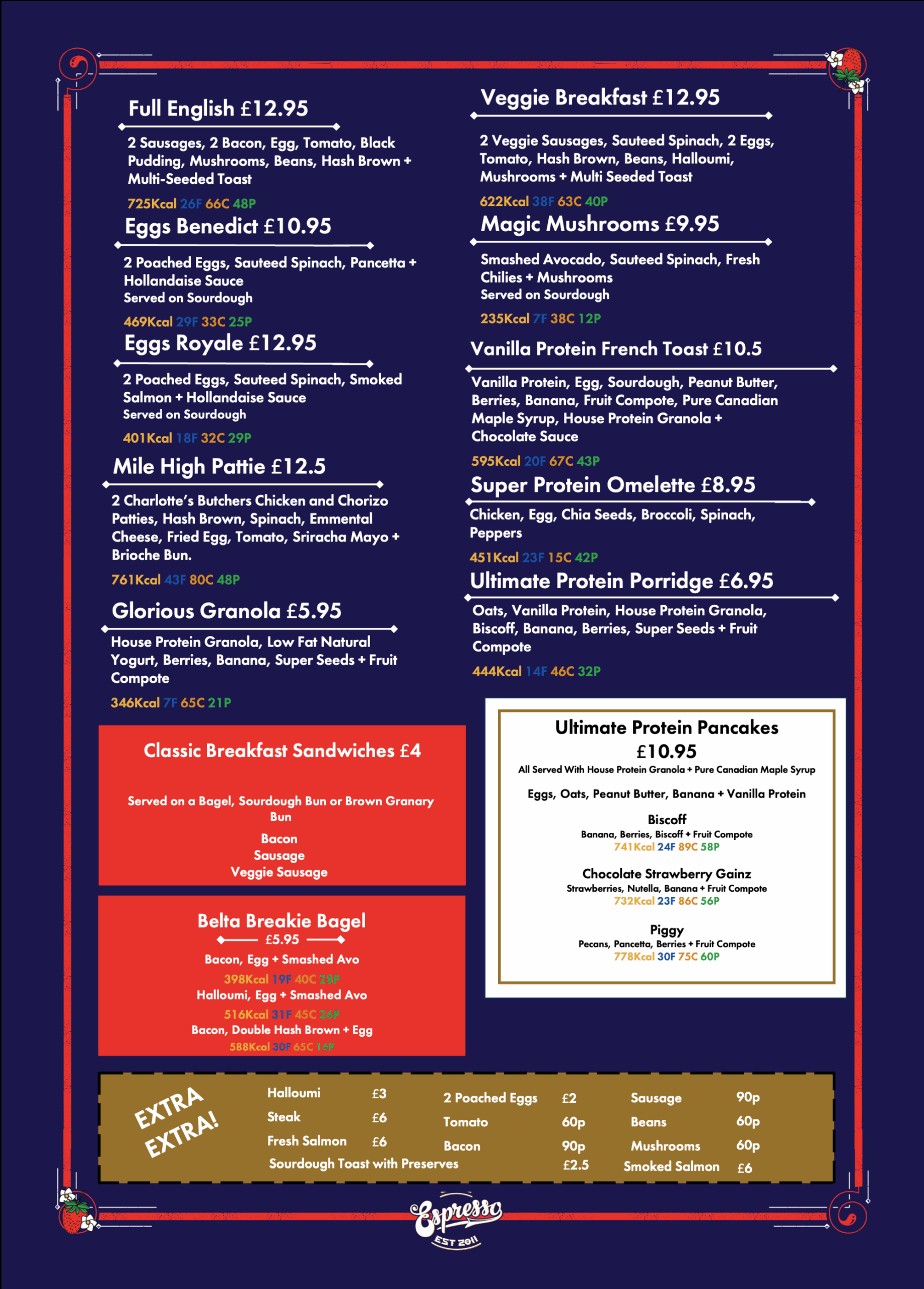 Breakfast Menu