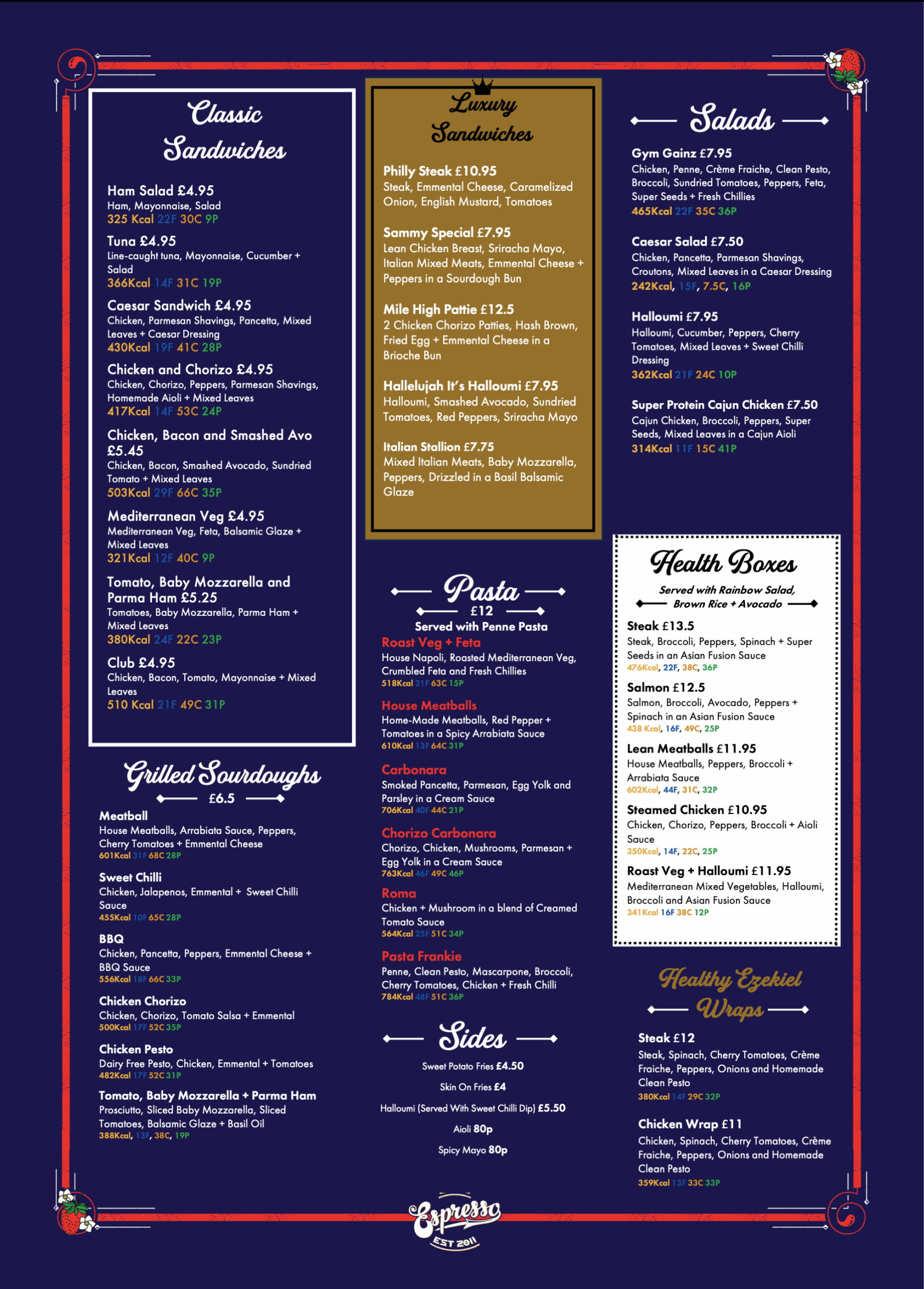 Lunch Menu